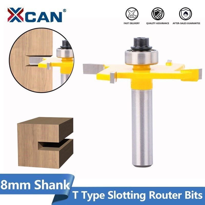 Woodworking Rabbet - XCAN Router Bits T Typ Stoßen