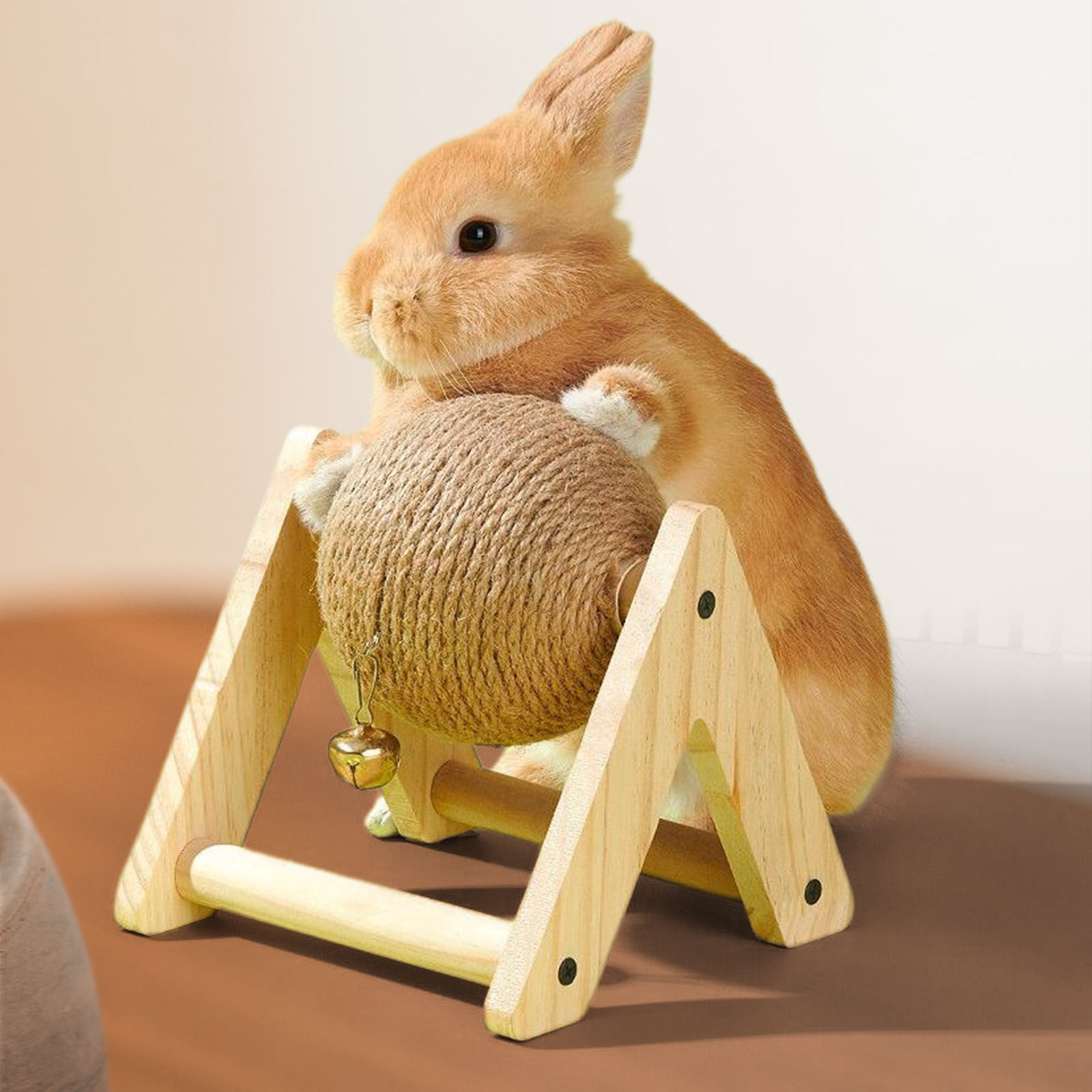 Woodworking Rabbet - Kaninchen Spielzeug Schleifen Klaue Ball Sisal
