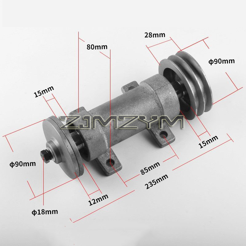 Woodworking Electric Saw - Holzbearbeitungs-Tischkreissägenwellenbaugruppe 205 Getriebelagersitz Holzschneidewerkzeug für Holzschneiden
