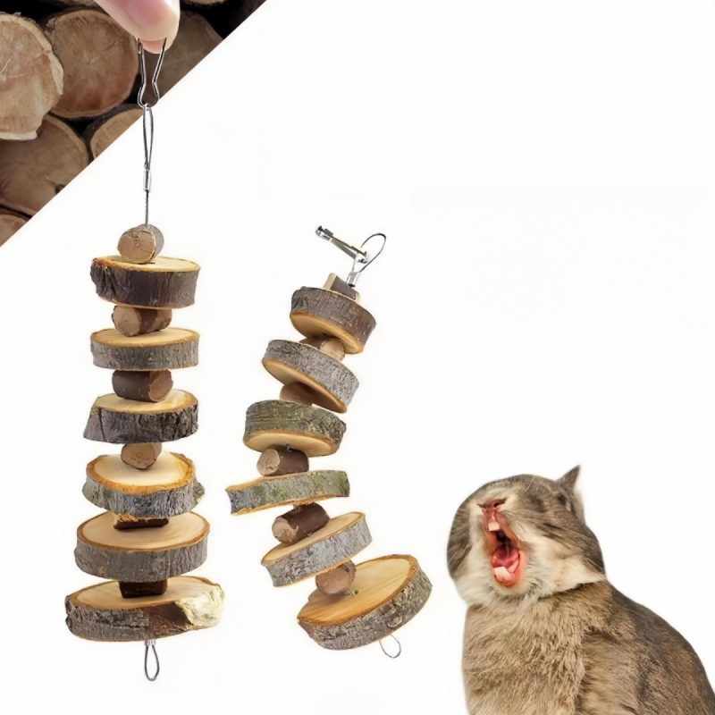 Woodworking Rabbet - 1 Stück Kauspielzeug für Haustiere im