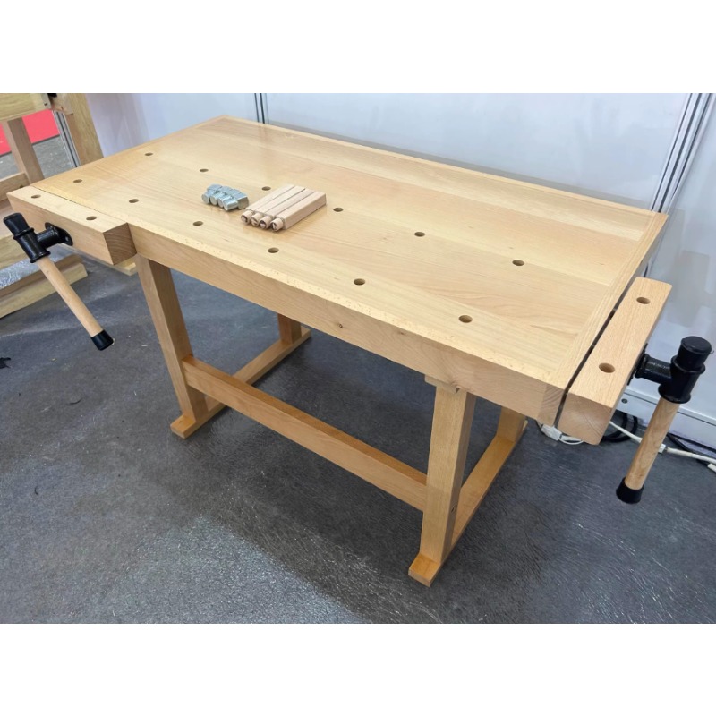 Woodworking Table - Massivholz-Tisch für Zuhause Buchenholz-Arbeitstisch Monteur-Werkbank Holzbearbeitungstisch