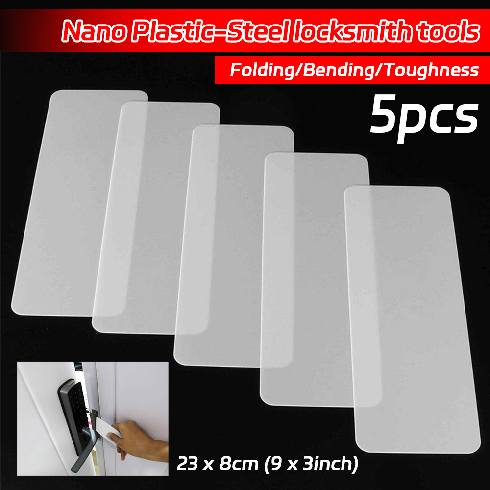 Card Scraper Steel - 5Pcs Karte Hebeln Öffnung Schaber 230x80mm