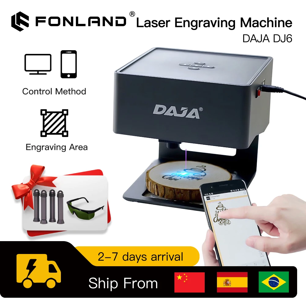 Woodworking Logos - DAJA Lasergravierer CNC DIY DJ6 Lasergravurmaschine