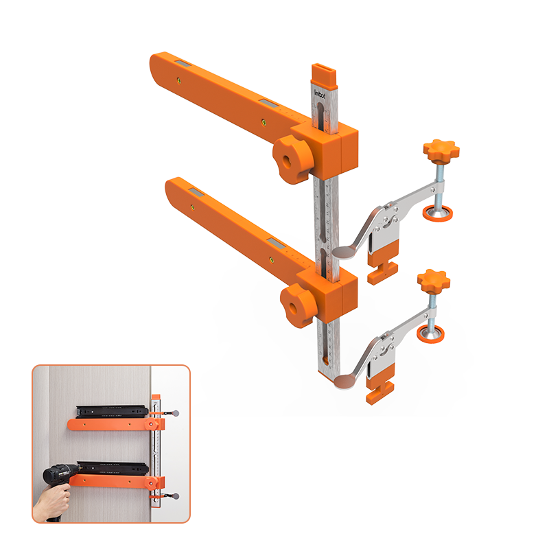 Woodworking Jig - Hochbelastbare Edelstahl-Schubladengleitschiene mit Magnetarm Schnellspanner Hardware-Produkte