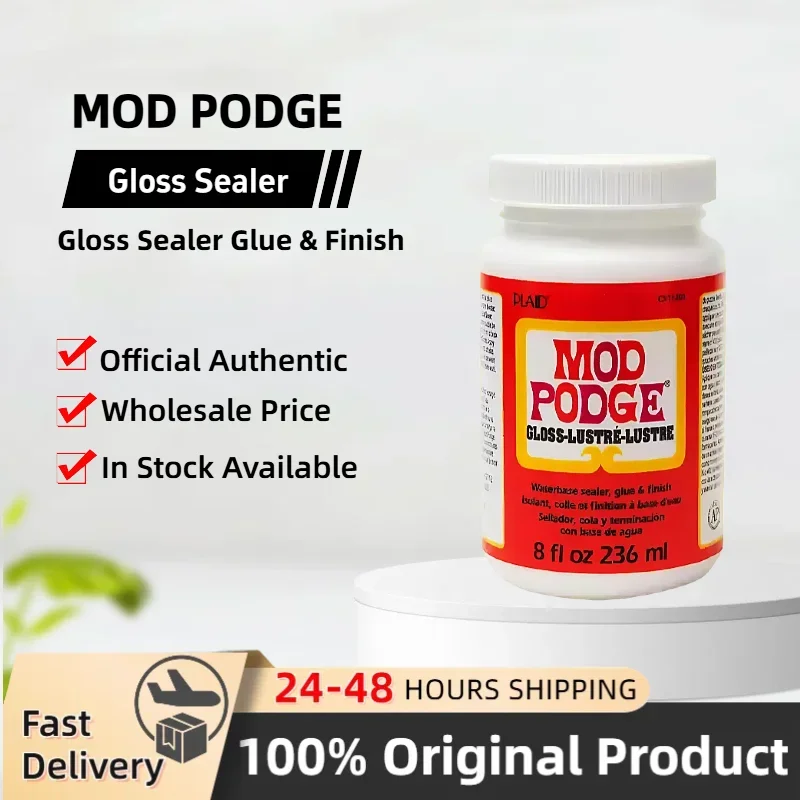 Woodworking Quick Glue - Mod Podge Gloss Sealer, Klebefinish für