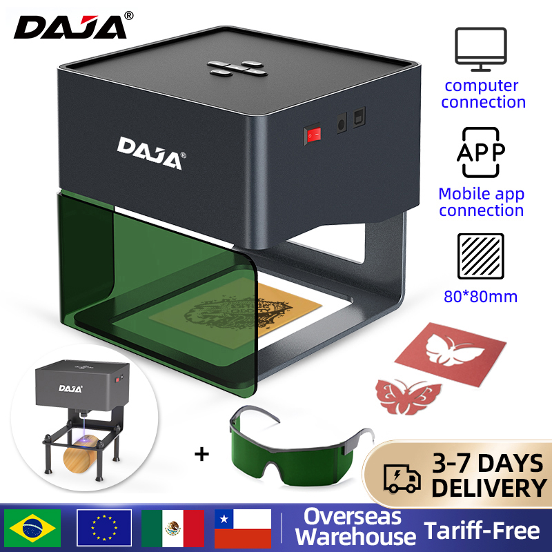 Woodworking Logos - DAJA DJ6 Mini tragbarer Lasergravierer Diy