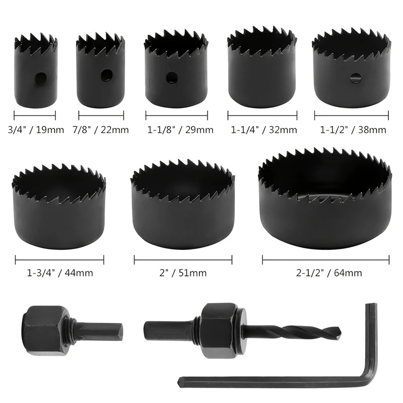 8-teiliges Holzbearbeitungs-Lo – Woodworking Drill Bewertung und Preis