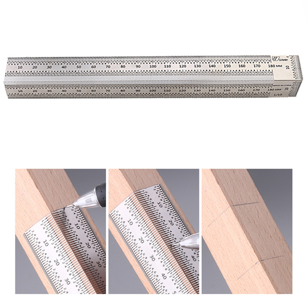 Edelstahl-Holzbearbeitungs-Anr – Woodworking Ruler Bewertung und Preis