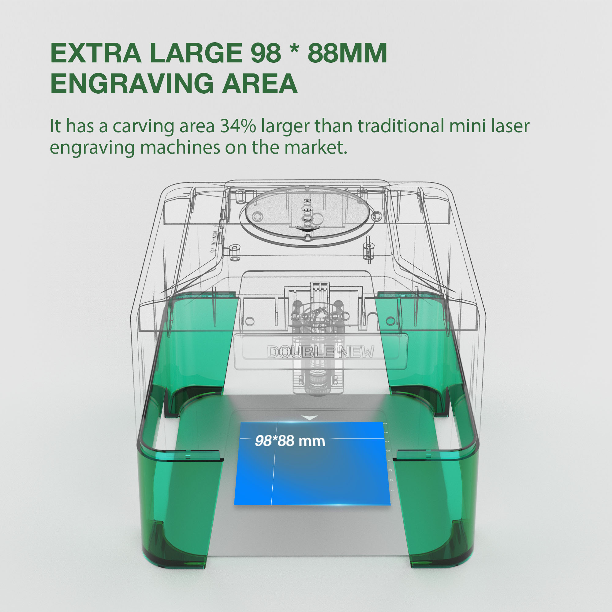 3W Mini-Lasergraviergerät, tra – Woodworking Logos Bewertung und Preis