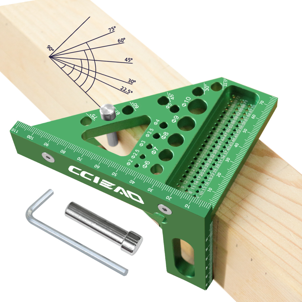 Carpenter Square 3D-Messlineal – Woodworking Ruler Bewertung und Preis