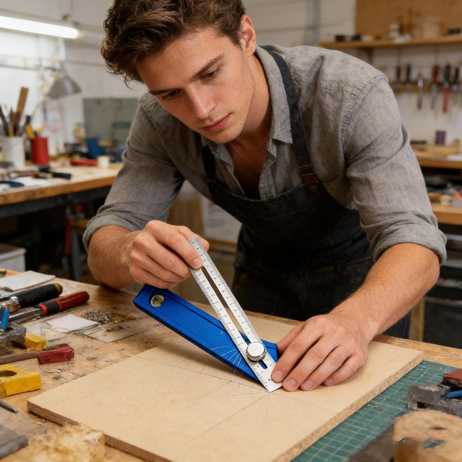 Anreißwerkzeuge, Multi-Winkelm – Woodworking Ruler Bewertung und Preis