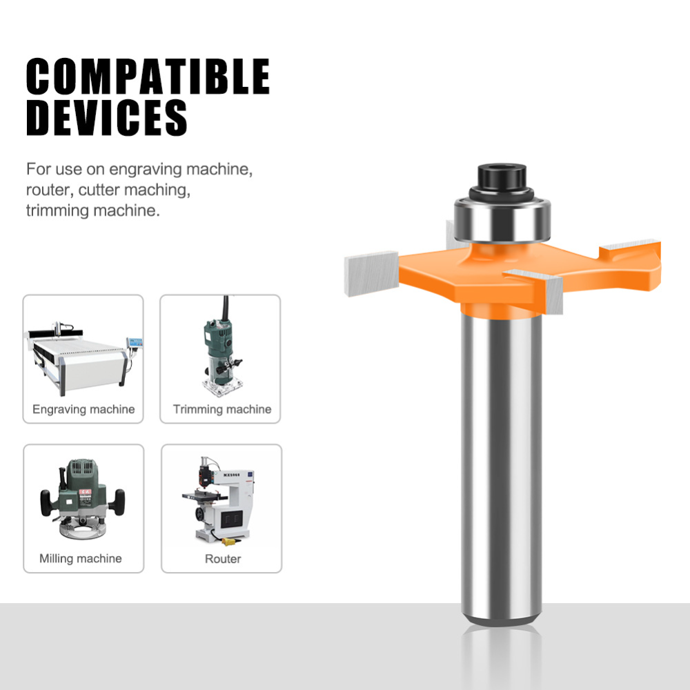 4-Flügel-T-Nutenfräser mit 1/2 – Router Bits For Woodworking Bewertung und Preis