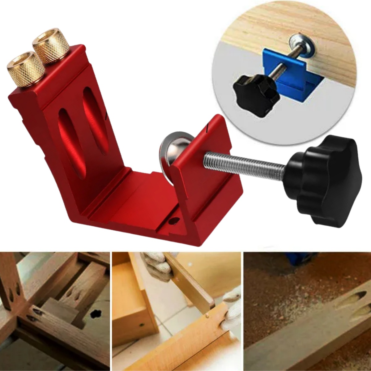 1 Satz Taschenlochvorrichtung  – Woodworking Jig Bewertung und Preis