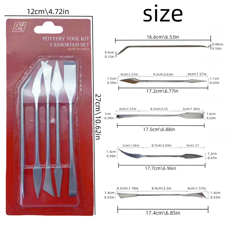 5-teiliges Set aus Edelstahlme – Card Scraper Steel Bewertung und Preis