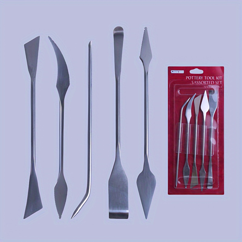 5-teiliges Set aus Edelstahlme – Card Scraper Steel Bewertung und Preis