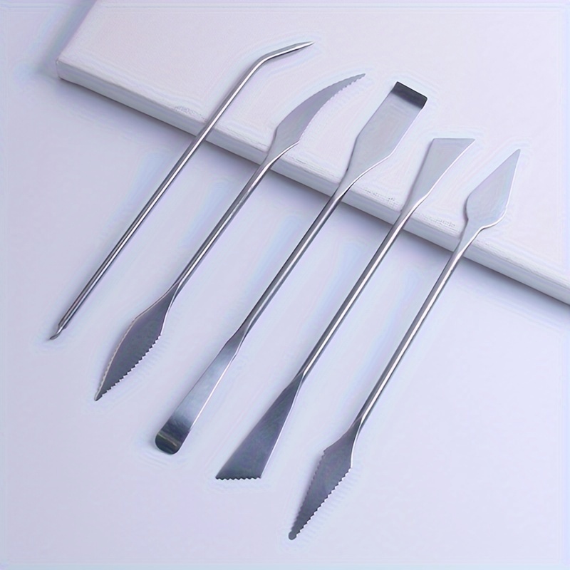 5-teiliges Set aus Edelstahlme – Card Scraper Steel Bewertung und Preis