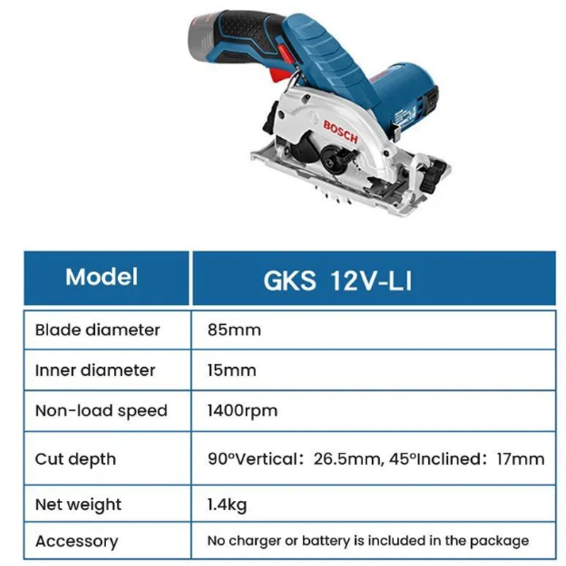 BOSCH GKS 12V-LI Elektrische K – Woodworking Electric Saw Bewertung und Preis