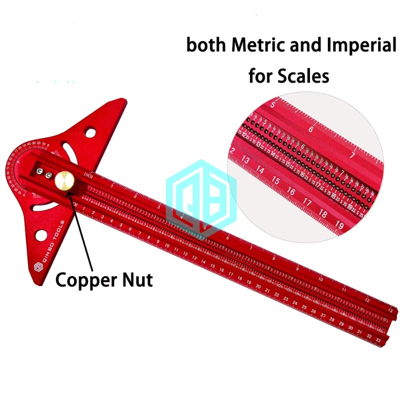13 Zoll Hochleistungs-Winkelme – Woodworking Ruler Bewertung und Preis