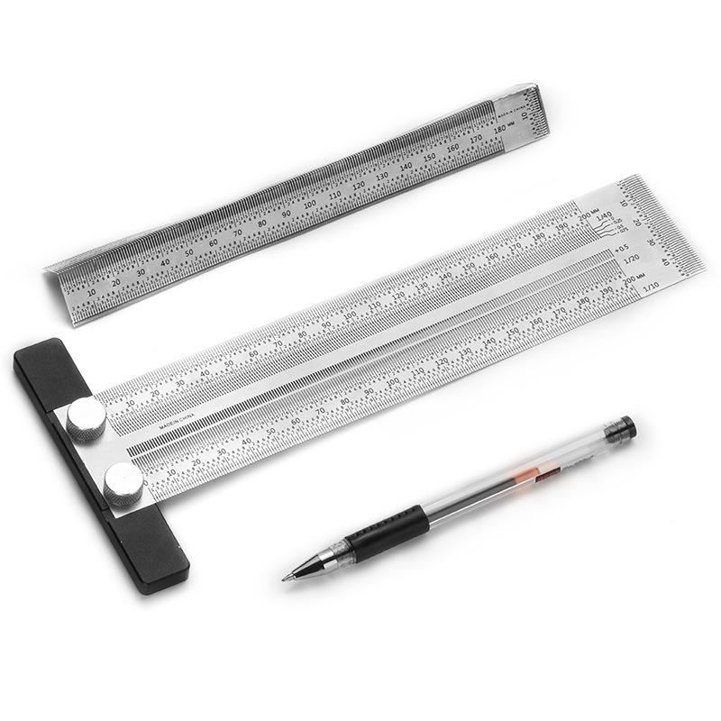 【HG】Hochpräzises T-förmiges Lo – Woodworking Ruler Bewertung und Preis